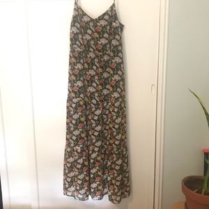 J crew tiered maxi dress